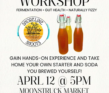 Probiotic Soda Brewing Workshop (Ginger Bug 101)