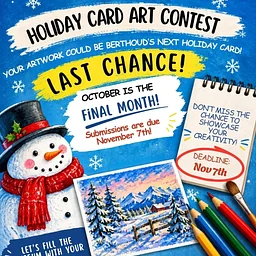 Holiday Card Art Contest – Artwork Due