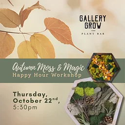 Autumn Moss & Magic Happy Hour Workshop