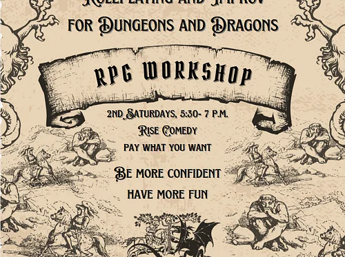 Roleplaying and Improv – Dungeons and Dragons Monthly Workshop