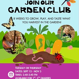 Jefferson Elementary Fall 2026 Garden Club