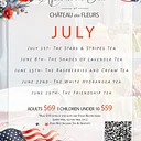 JULY WEDNESDAY AFTERNOON TEAS