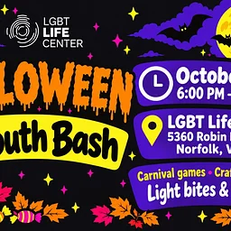 Halloween Youth Bash at LGBT Life Center 🎃