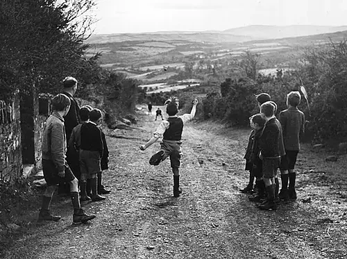 Irish Road Bowling