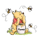Winnie the Pooh Honey Drip Cake