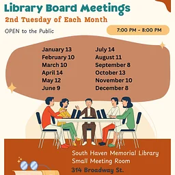 2026 Library Board Meetings