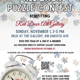 FUNDRAISER: "Fall Back Puzzle Contest" @ Red Door Art Gallery, Wahpeton