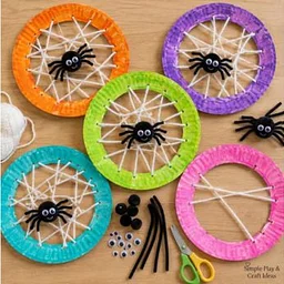 Family Craft Time: Paper Plate Spider Web