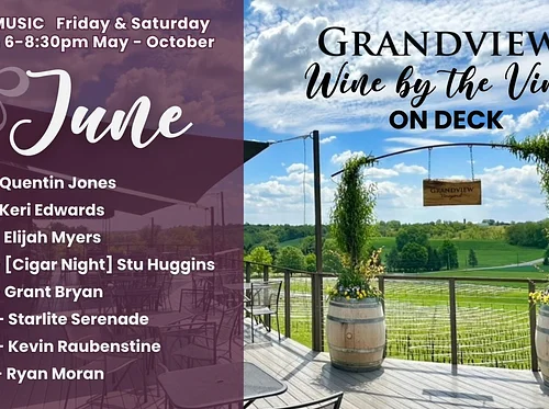 Live Music! Wine by the Vine at grandviewwith Kevin Raubenstine