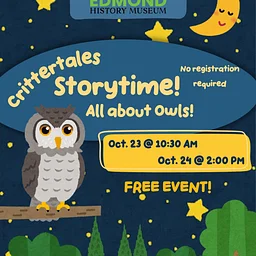 Critter Tales Storytime: Owls