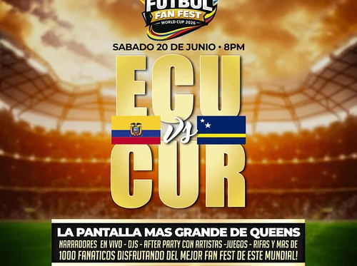 ECUADOR vs CURACAO - #1 FUTBOL FAN FEST VIEWING PARTY