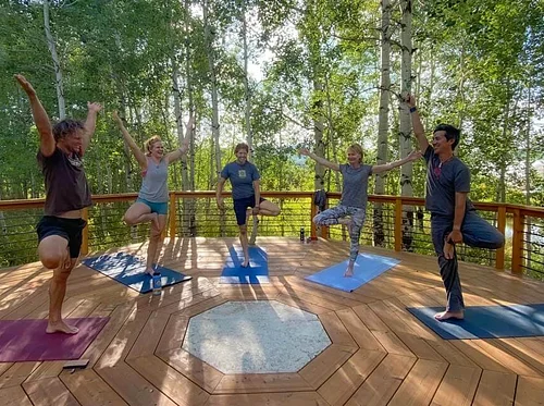 Yoga in the Grove with Britta Bodine, June 5th, 9am, 2026 - gentle vinyasa yoga