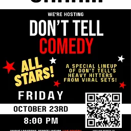 Don’t Tell Comedy | Friday | October 23rd 2026