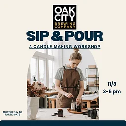 Sip & Pour Candle Making Workshop