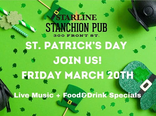 St. Patrick’s Day Dinner on March 18-21