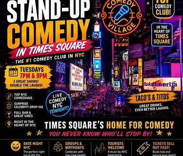 NYC Stand-Up | Tue, June 16th @9 PM