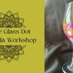 Wine Glass Dot Mandala Workshop