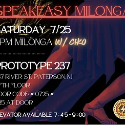 SPEAKEASY MILONGA!