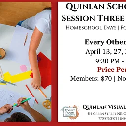Homeschool Art Foundations, Ages 15–18, Session 3, Single Class Sign Up – Quinlan Visual Arts Center