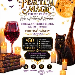 A Practical Magic Theme Party: Wine, Witches & Warlocks