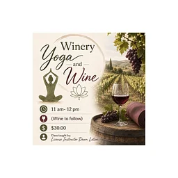 September- Indoor Yoga and Wine