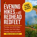 Evening Hike with Redhead Redfeet
