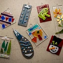 Fused Glass Ornaments