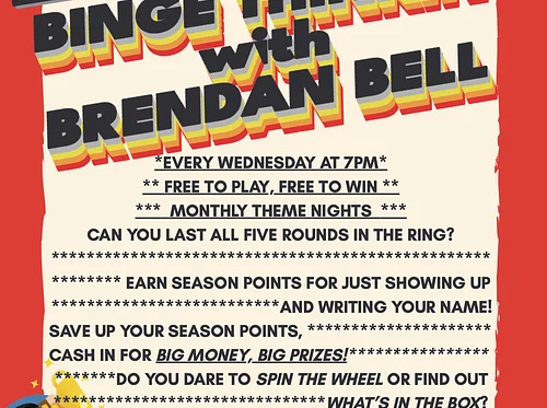 Weekly Trivia: Binge Thinkin’ with Brendan Bell (6/24)