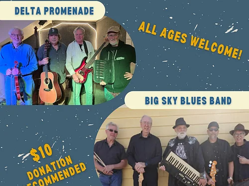 July Blues Bash with Delta Promenade + Big Sky Blues Band