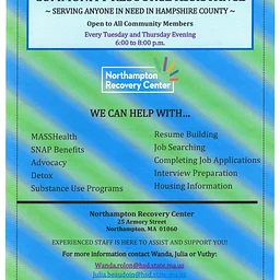 Community Resource Assistance: Tuesdays 6pm-8pm