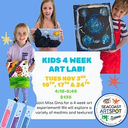 Kids Art Labs: A 4 Week Kids Art Class $135