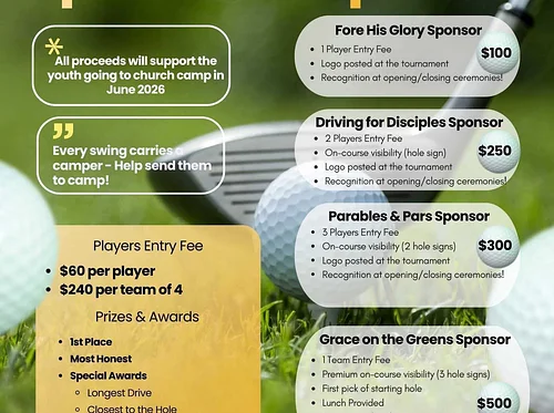 Golf Tournament Sponserships