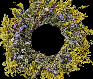 Spring Dried Flower Wreaths