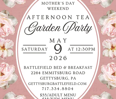Mother's Day Weekend Afternoon Tea Garden Party