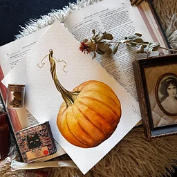 Watercolor Pumpkin with Artist Kristine Toward | Monday | October 26th 2026