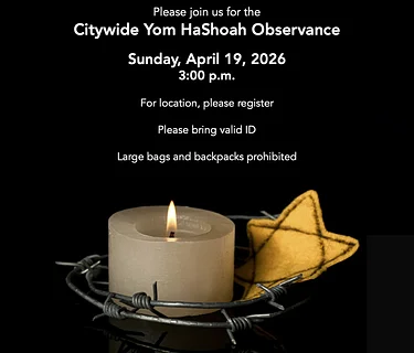 Yom HaShoah Citywide Observance
