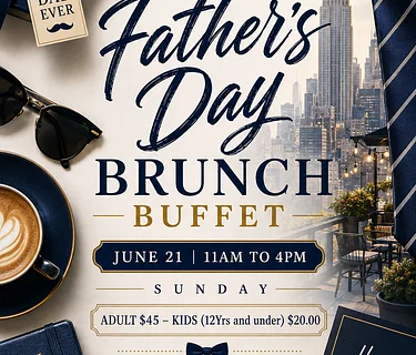 FATHER’S DAY BRUNCH BUFFET @ 230 FIFTH ROOFTOP