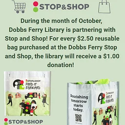 Stop & Shop Community Bag Program - Dobbs Ferry Library