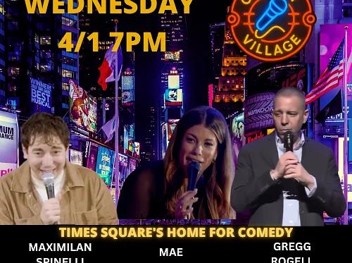 Times Square Comedy | Wed, April 1st @7 PM