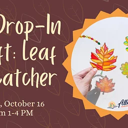 Fall Drop-In Craft: Leaf Suncatcher