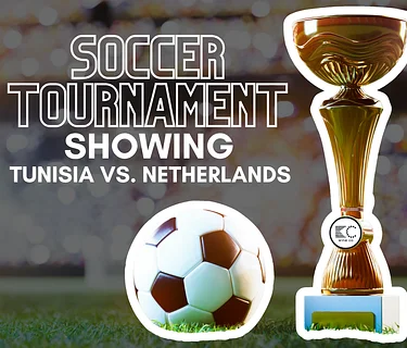 Soccer Tournament Showing: Tunisia vs. Netherlands