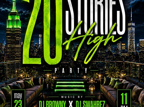 NYC BOLLYWOOD PARTY 20 STORIES HIGH @230 FIFTH ROOFTOP BAR