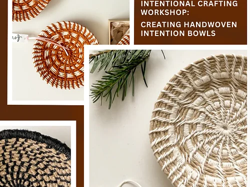 Spiritual Crafting: Handwoven Intention Dishes