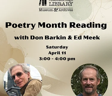 Poetry Month Reading with Don Barkin & Ed Meek