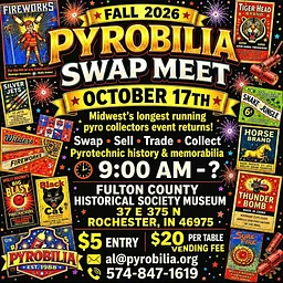 Fall 2026 PYROBILIA Swap Meet