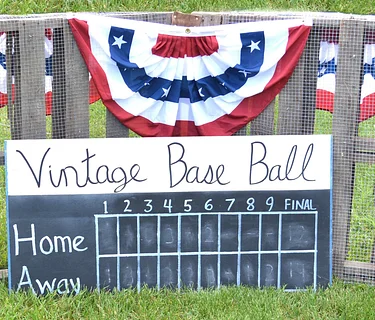 Vintage Baseball Game