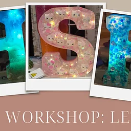 Resin Workshop: Letters