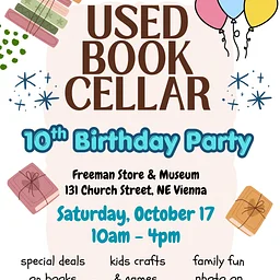 Used Book Cellar 10th Birthday Celebration