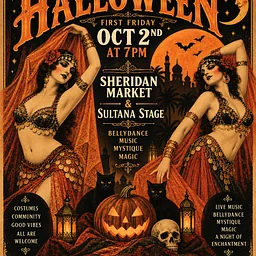 Special October First Friday Bellydance Halloween Show!