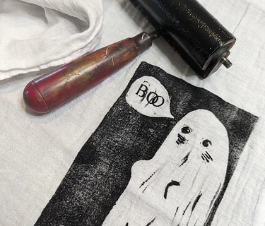 Hand Carved Block Printing on Fabric Class